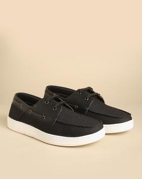 lace-up boat shoes