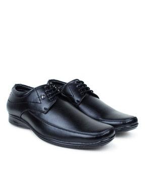 lace-up formal derby shoes