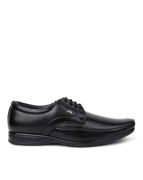 lace-up round-toe formal shoes