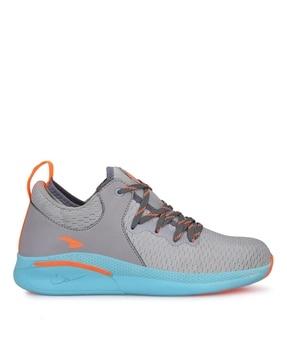lace-up round-toe sports shoes