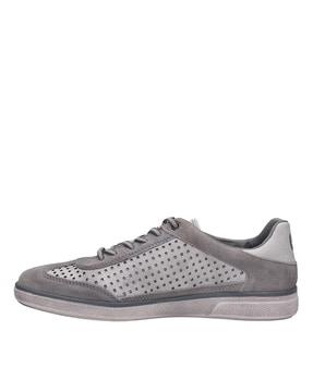 lace-up sneakers with perforations