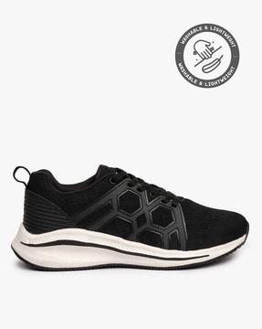 lace-up training shoes