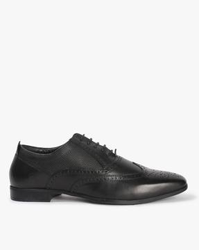 lace-up wingtip oxfords