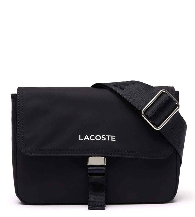 lacoste blue active medium messenger bag