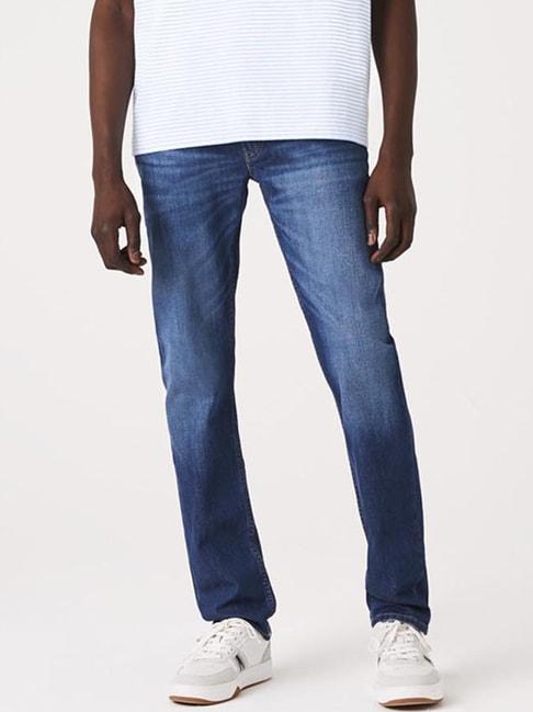 lacoste blue slim fit jeans