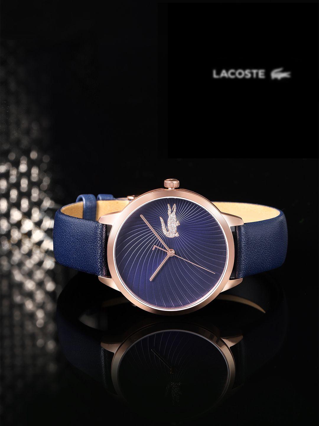 lacoste lexi women blue analogue watch 2001058