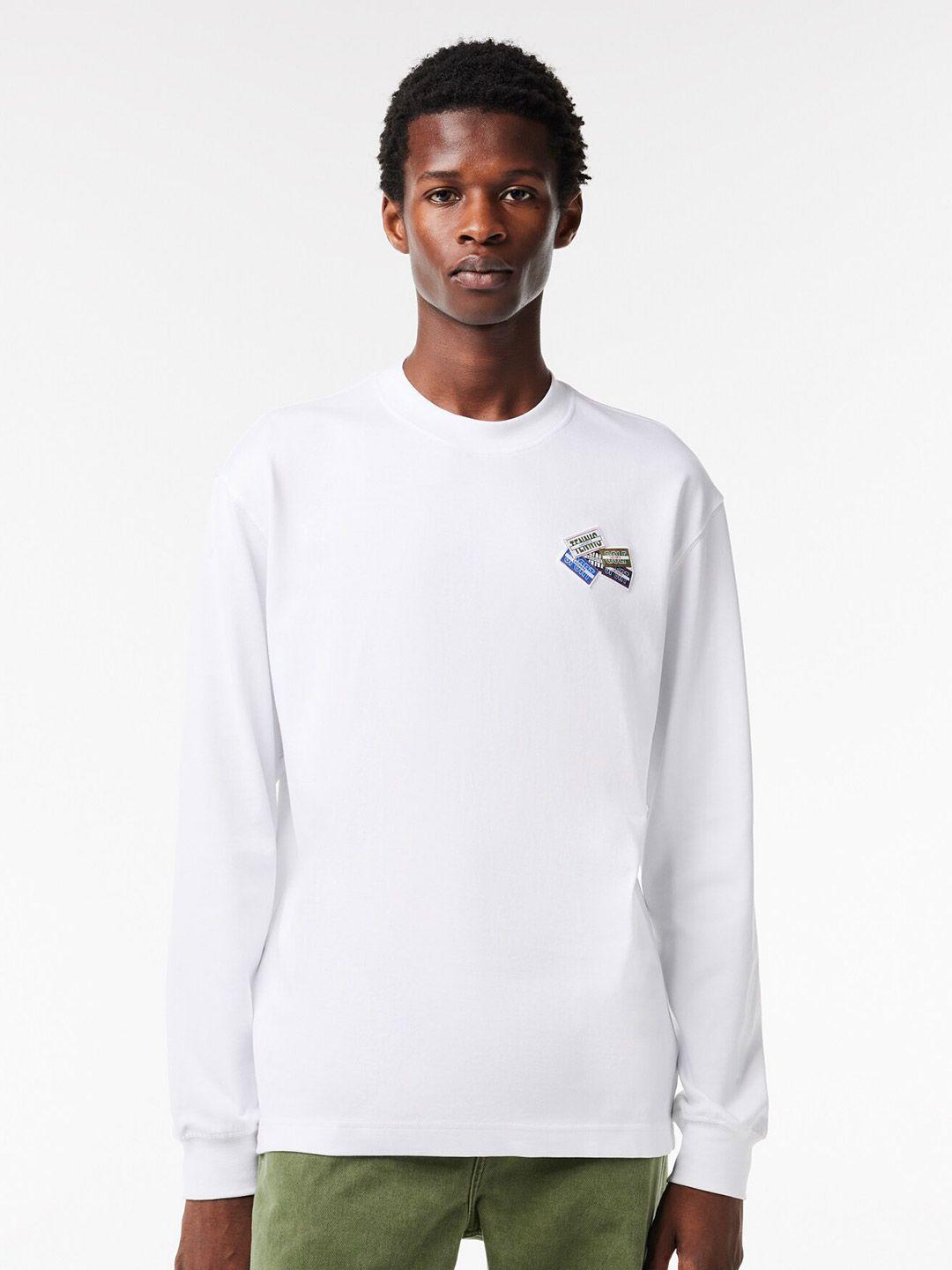 lacoste long sleeves pure cotton t-shirt