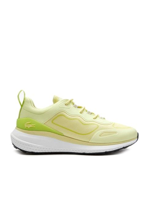 lacoste men's active 4851 lime running shoes