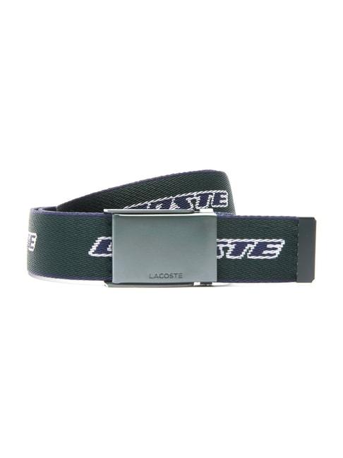 lacoste multicolor contrast branded casual belt for men
