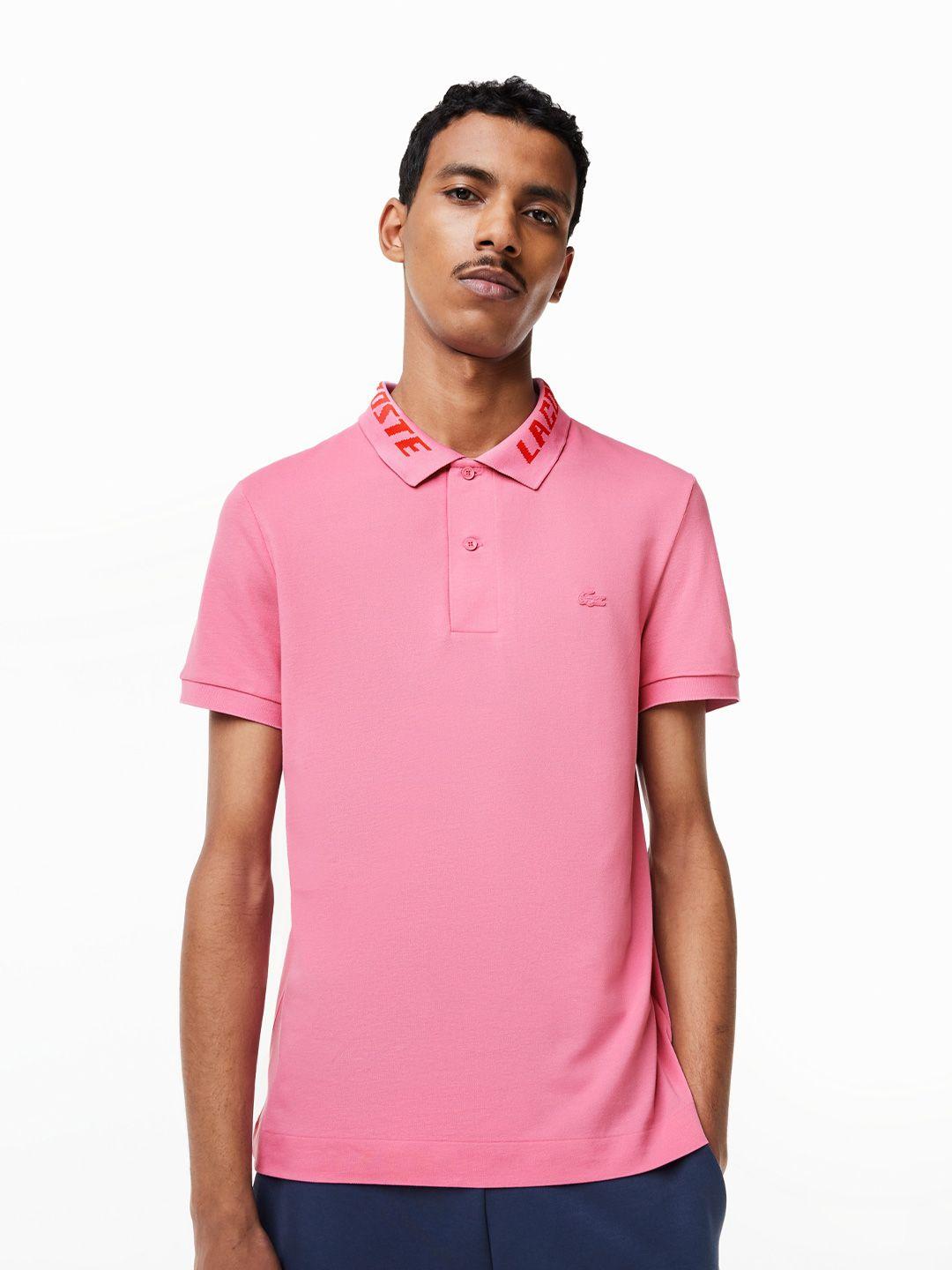 lacoste polo collar slim fit t-shirt