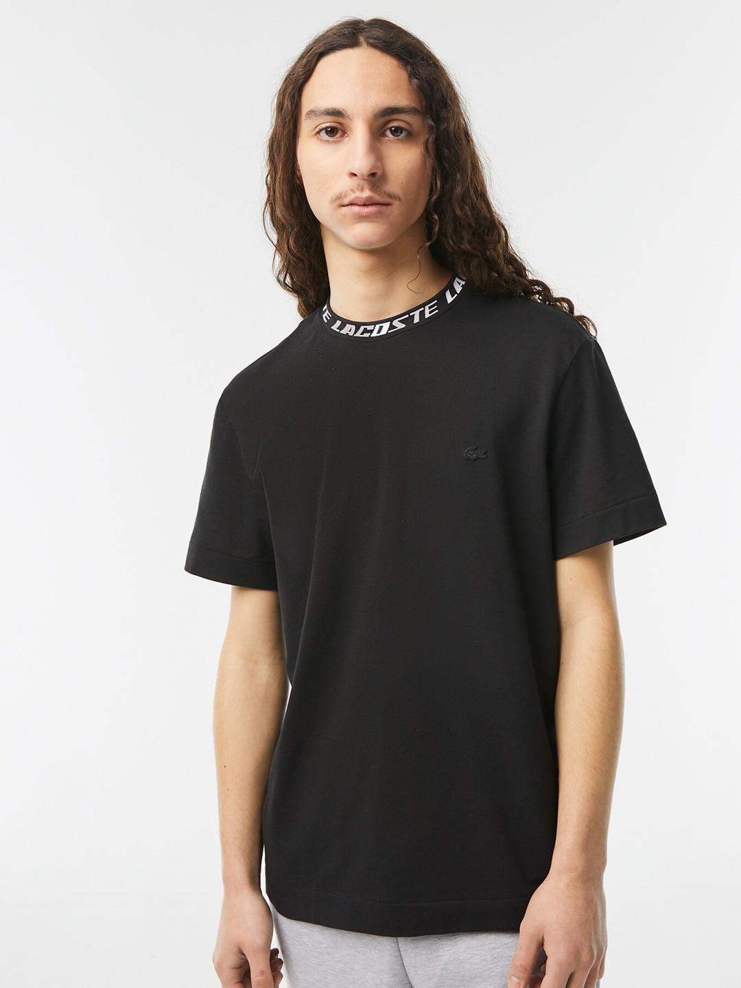 lacoste round neck short sleeves regular t-shirt