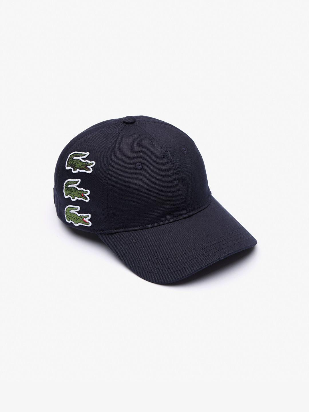 lacoste unisex iconic badge pure cotton baseball cap