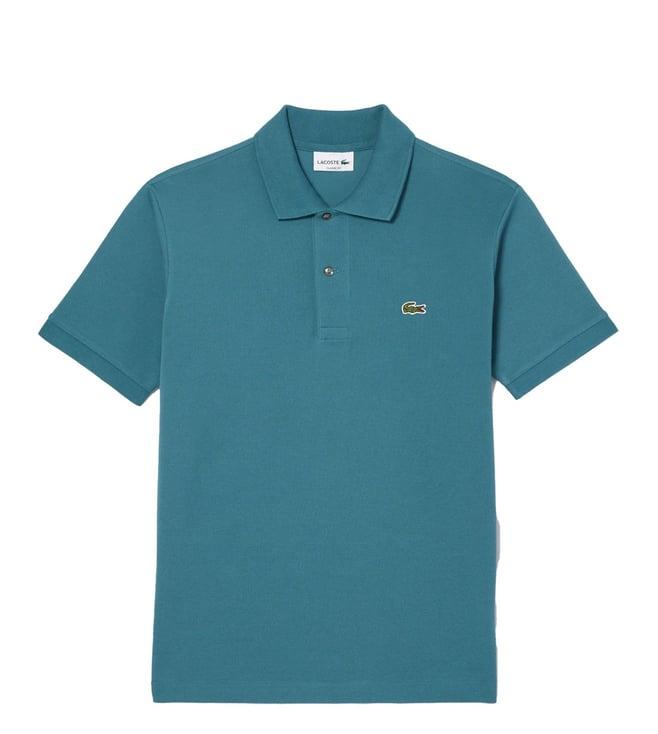 lacoste blue classic fit polo t-shirt