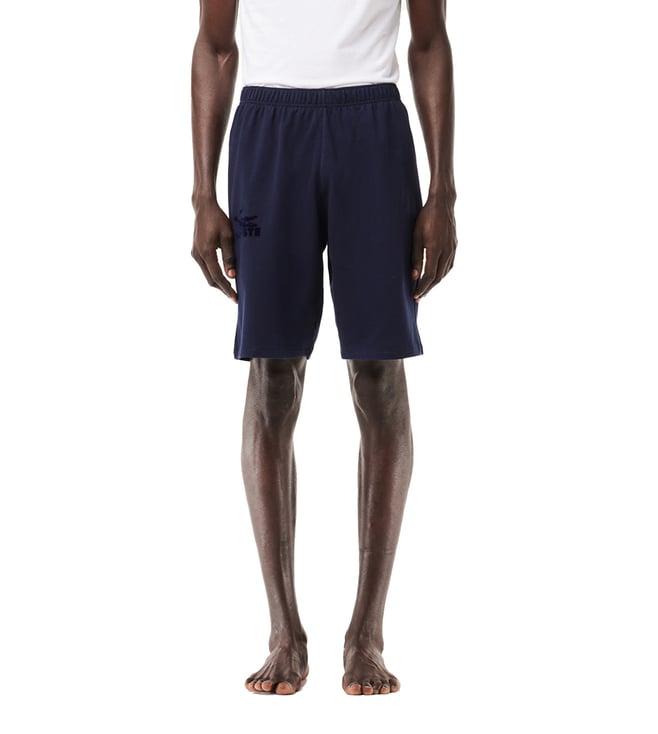 lacoste blue regular fit shorts