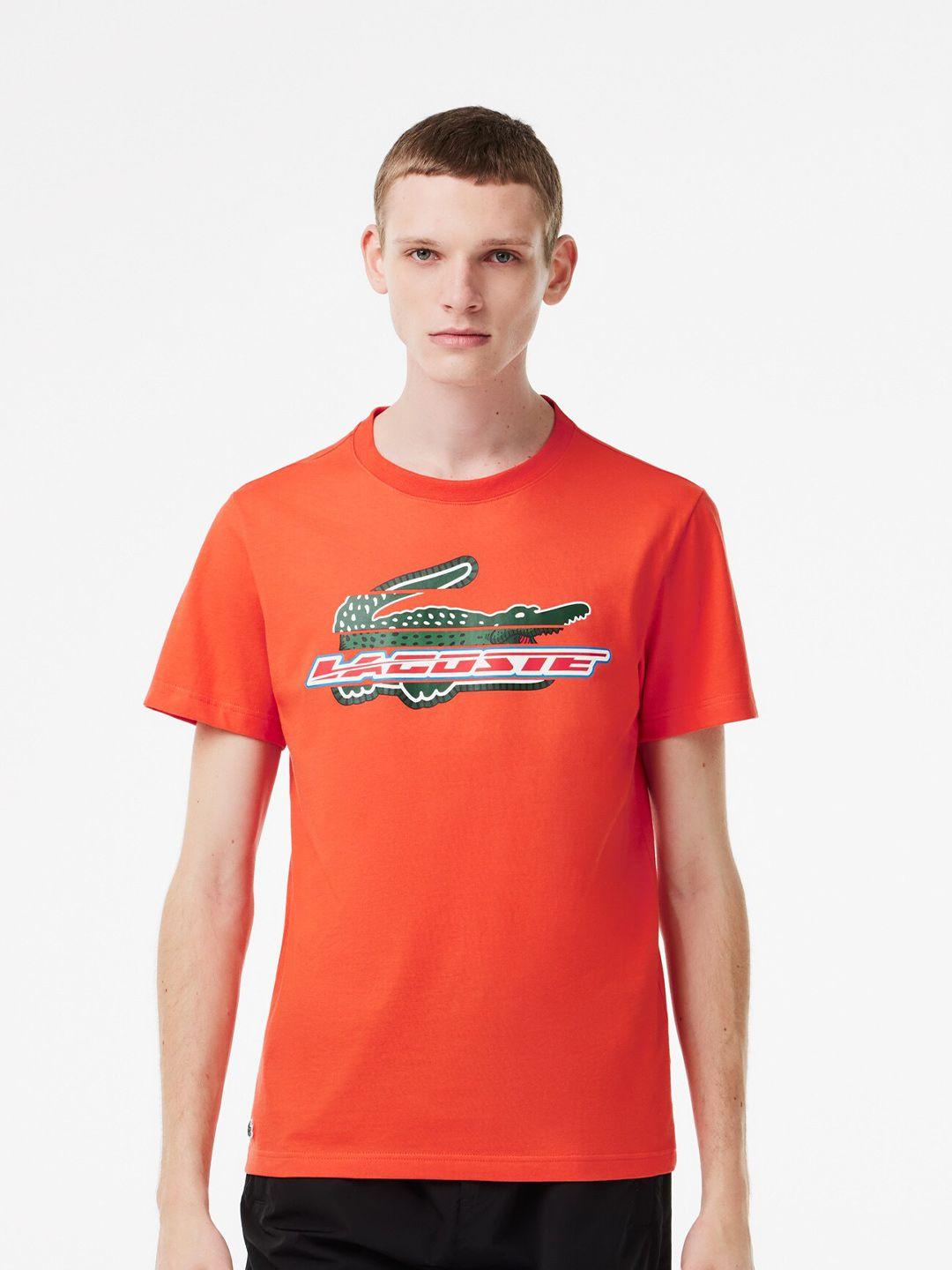 lacoste graphic printed ultra dry t-shirt