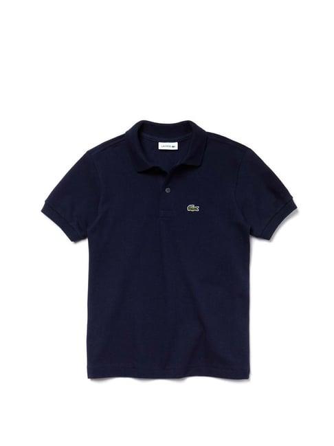 lacoste kids navy polo t-shirt