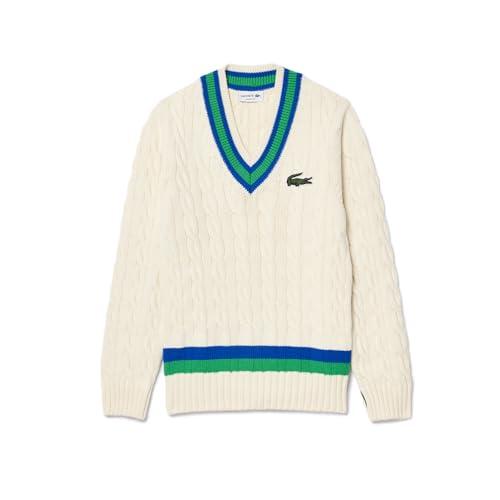 lacoste men's wool blend modern sweaters (ah2113p4i_white_s)