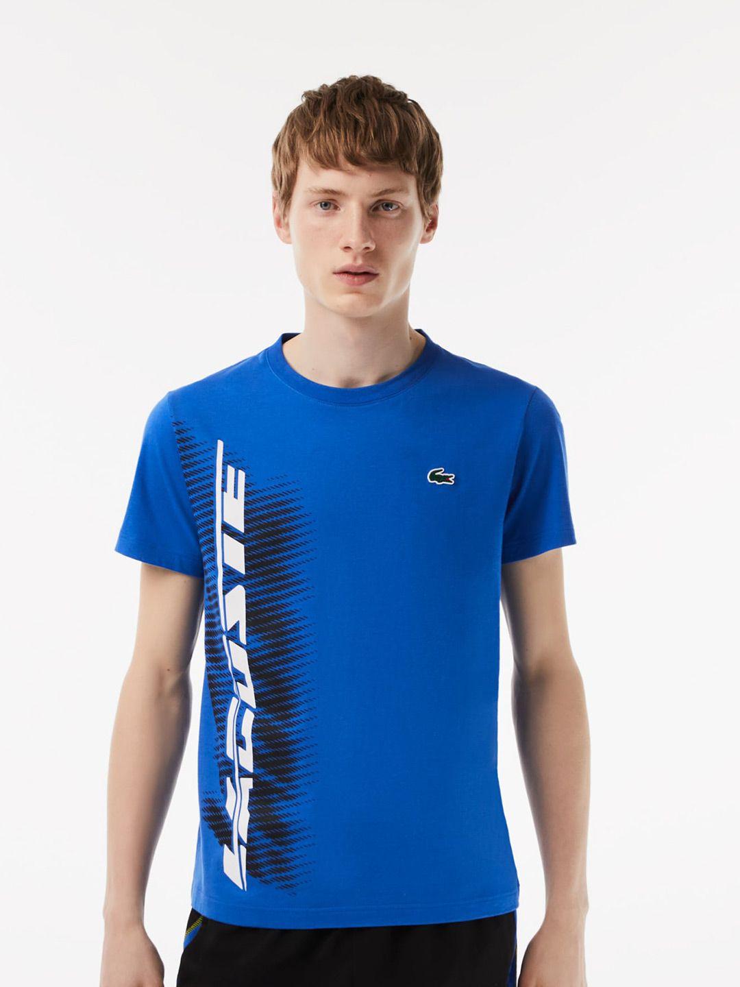 lacoste men graphic printed sport t-shirt