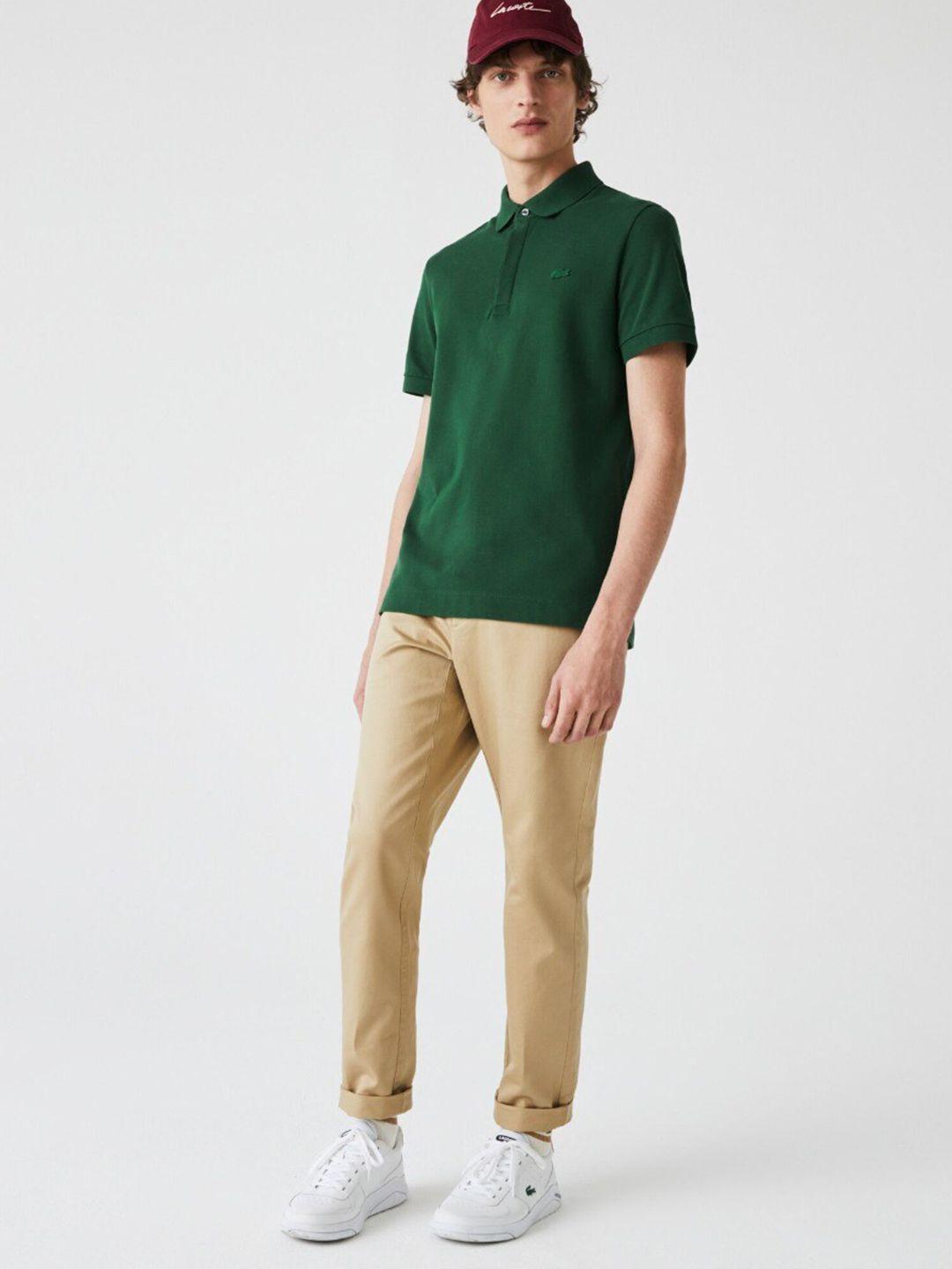 lacoste men polo collar t-shirt