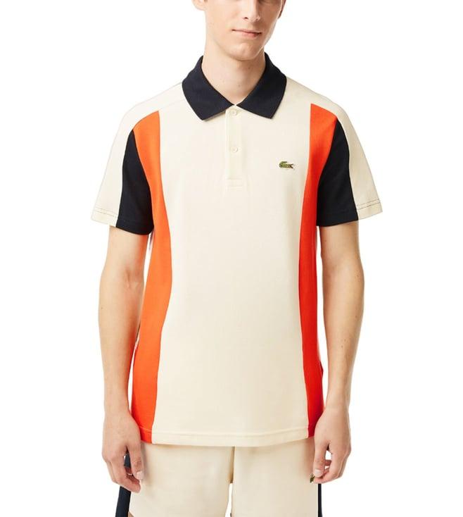 lacoste multi core collection pique regular fit polo t-shirt