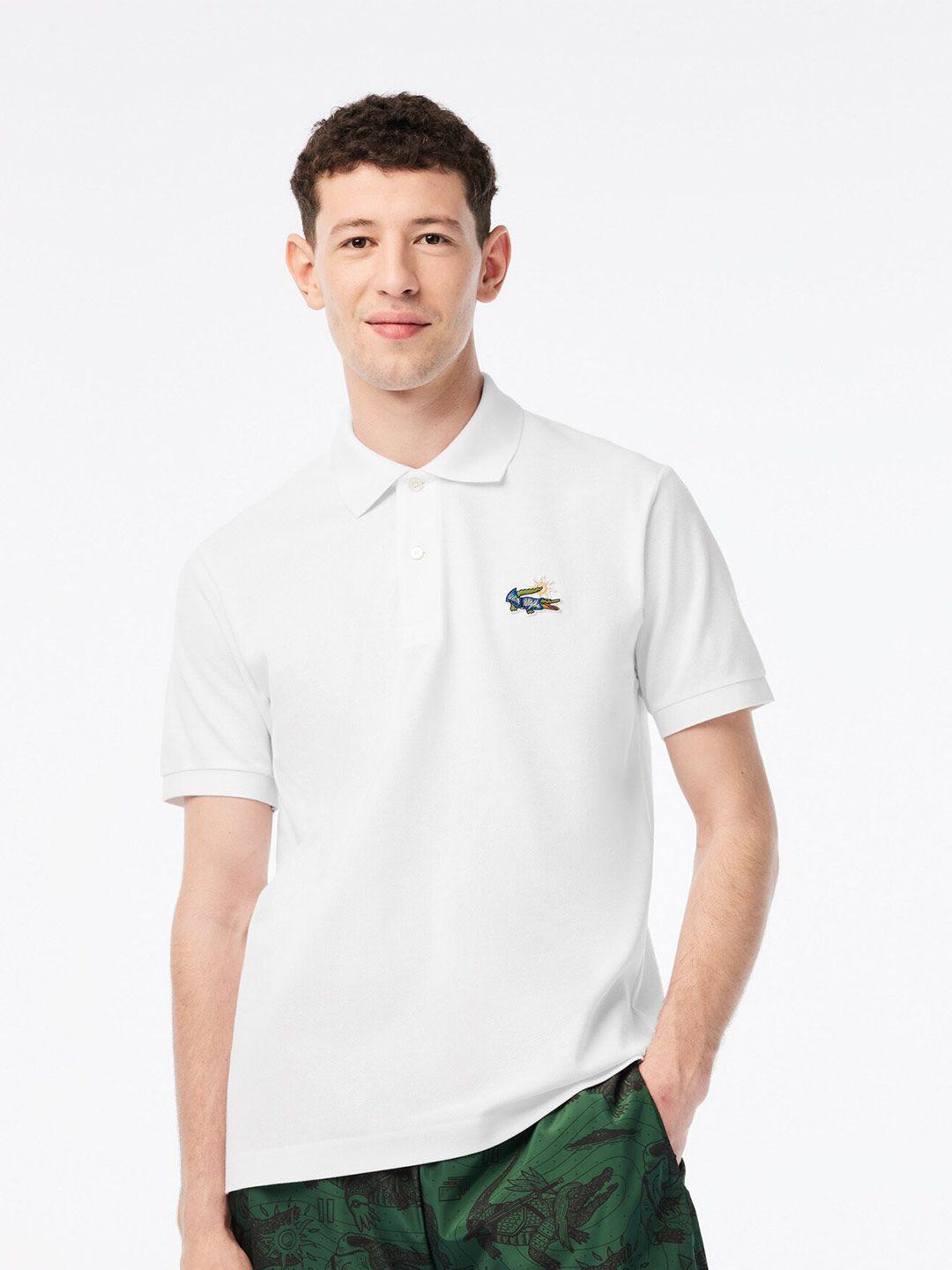 lacoste netflix shadow and bone polo collar pure cotton t-shirt