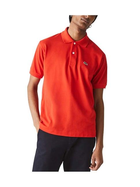 lacoste red l.12.12 classic fit polo t-shirt