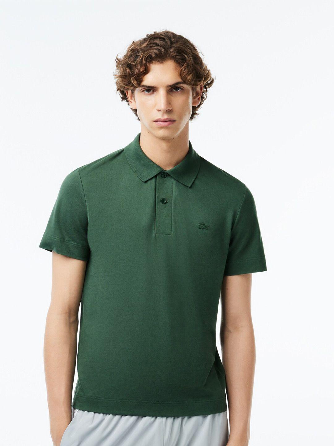 lacoste regular fit polo collar casual t-shirt