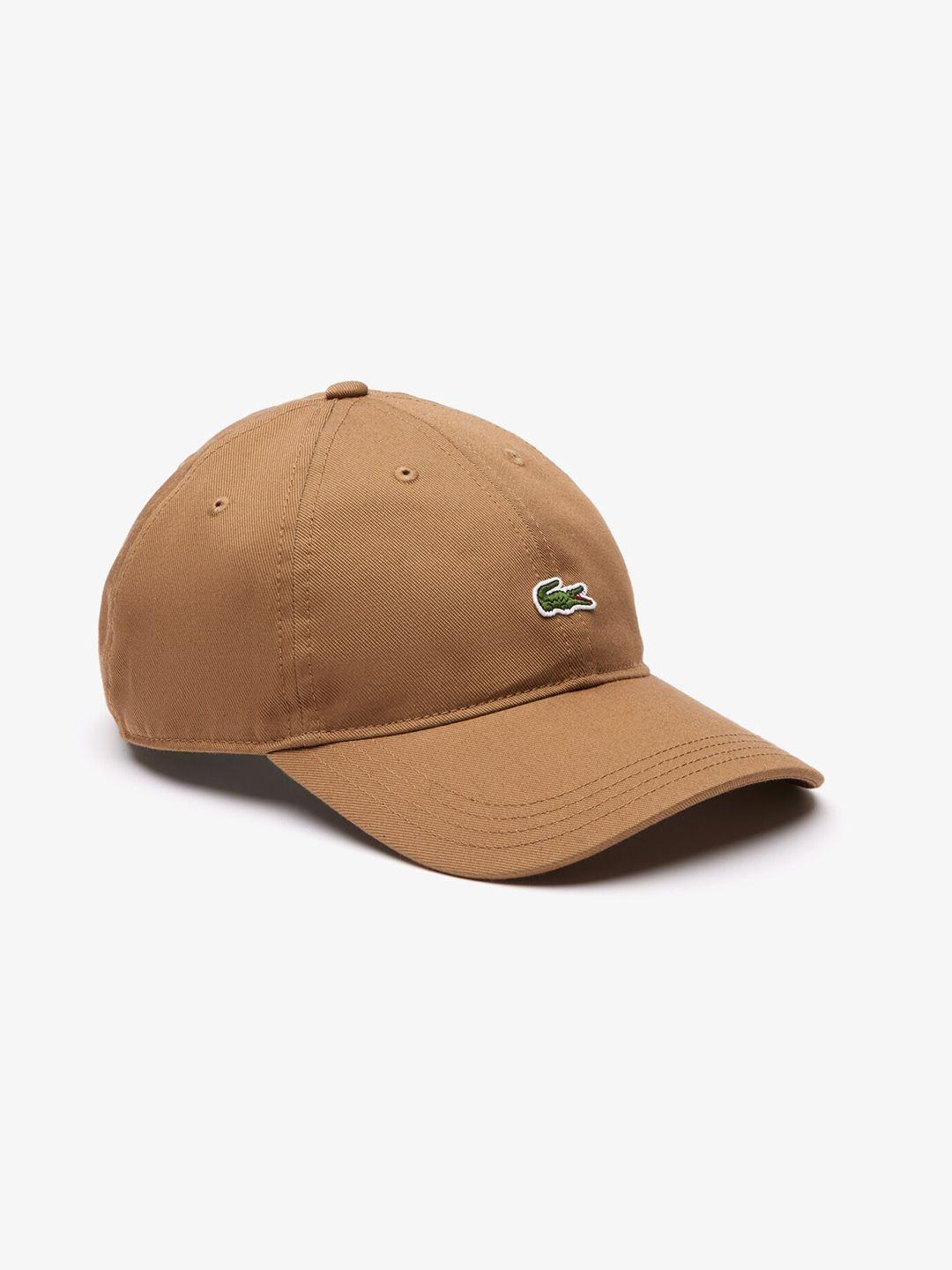 lacoste unisex organic cotton baseball cap