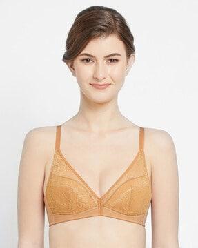 lacy lightly-padded bra