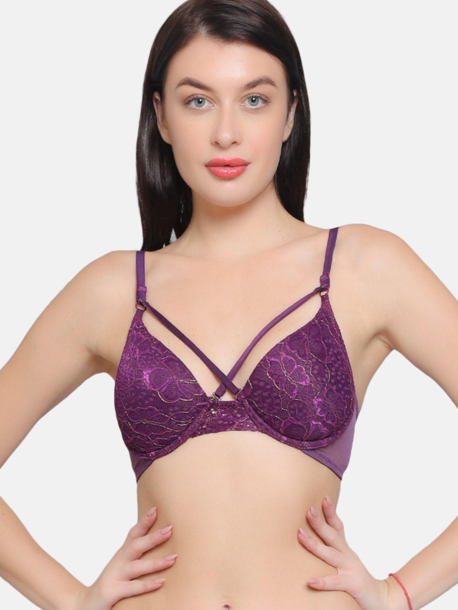 lacy wonder push-up bra with detachable string