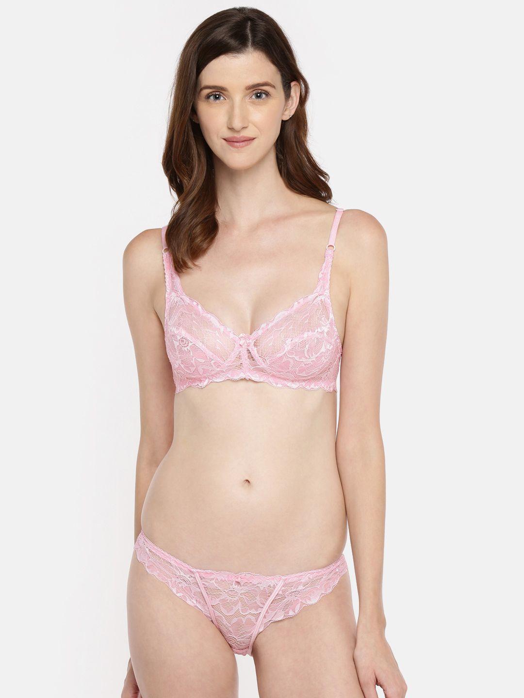 lady love pink lingerie set llset4095
