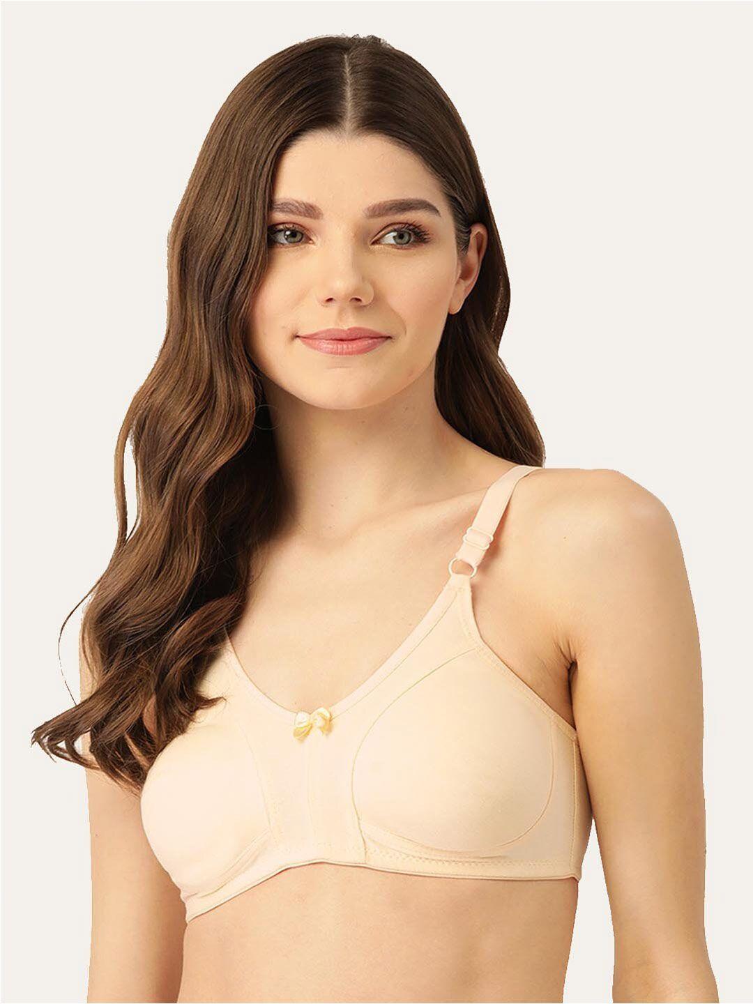 lady lyka non-wired all day comfort seamless cotton t-shirt bra