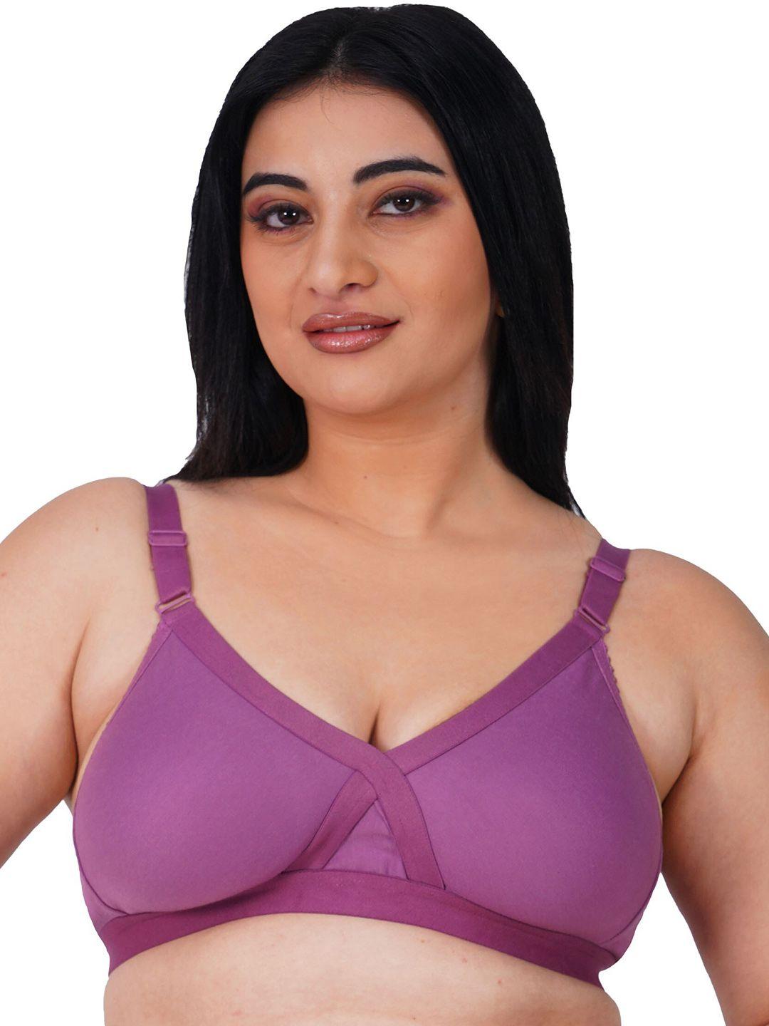 ladyland non padded cotton all day comfort non-wired t-shirt bra