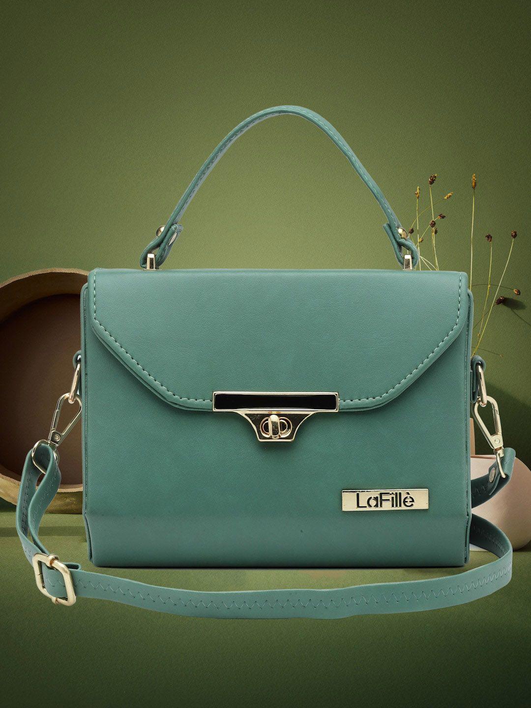 lafille pu structured satchel with tasselled