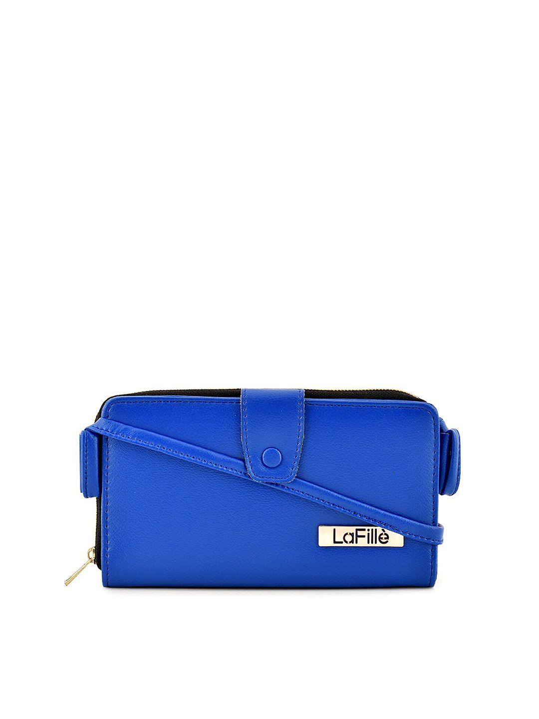 lafille woman blue purse clutch