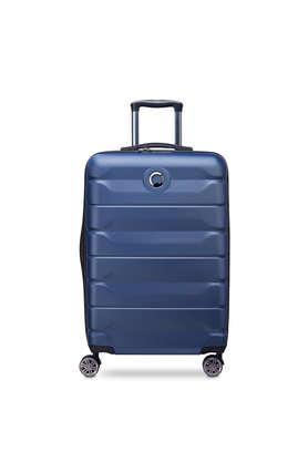 lagos+ abs 8 wheels hard luggage trolley - blue