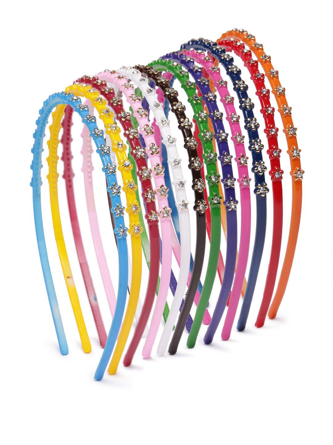 laida girls set of 12 embellished hairband