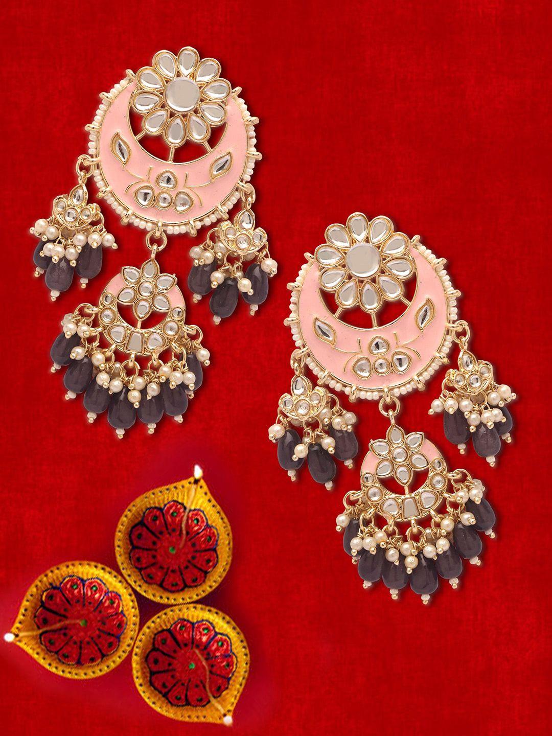 laida gold-plated classic chandbalis earrings