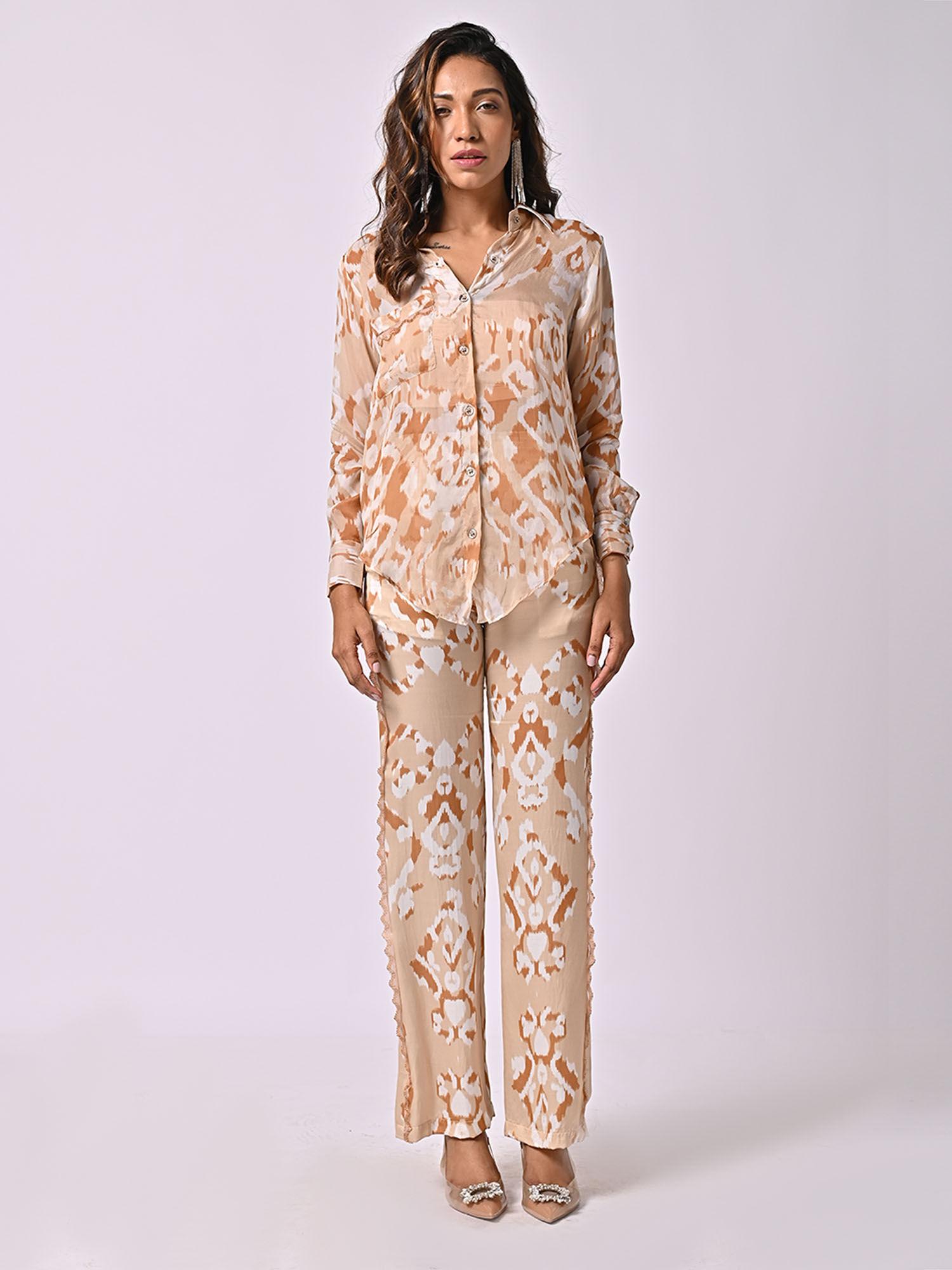 laila printed shirt