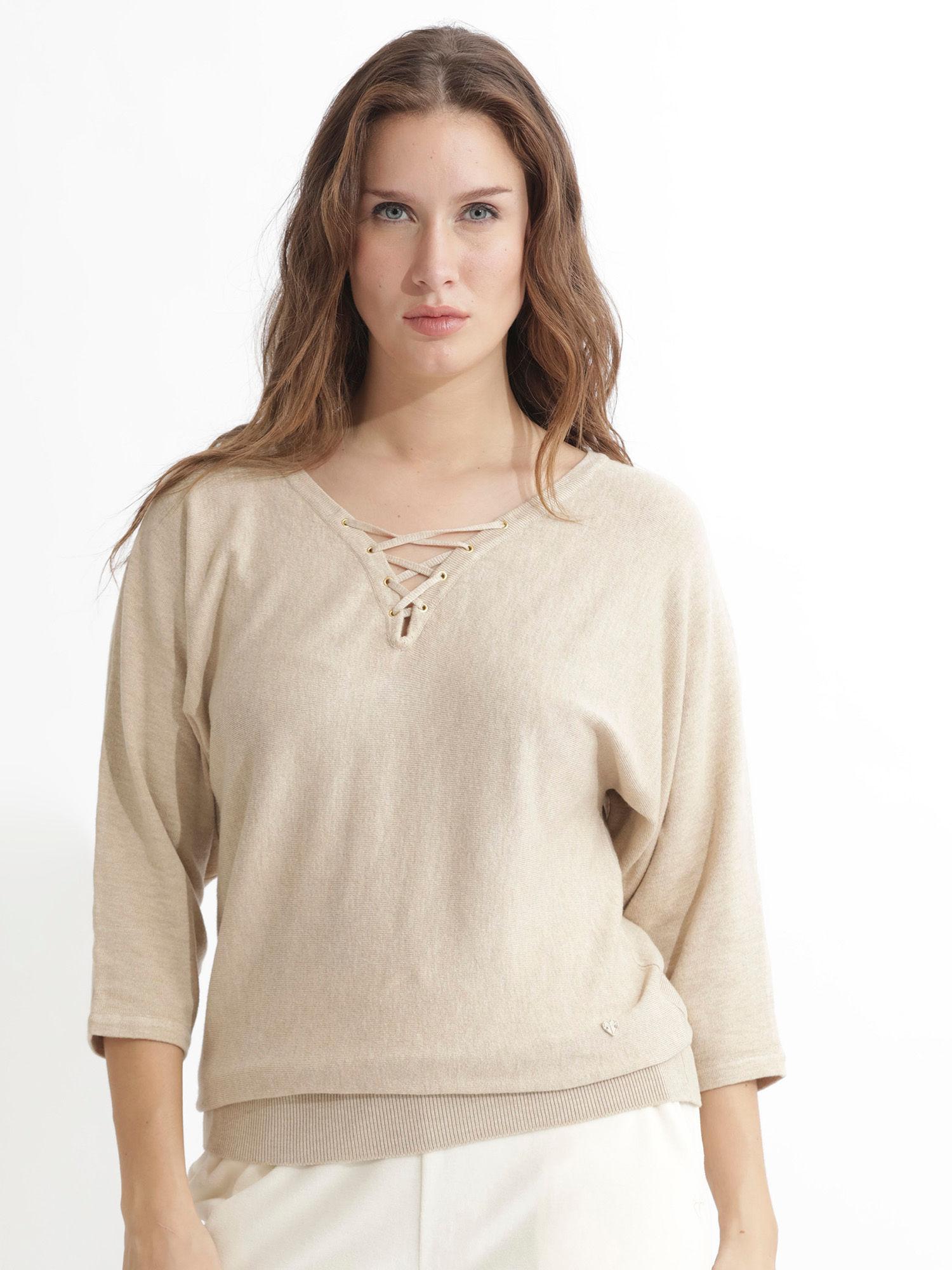 laine primary beige top