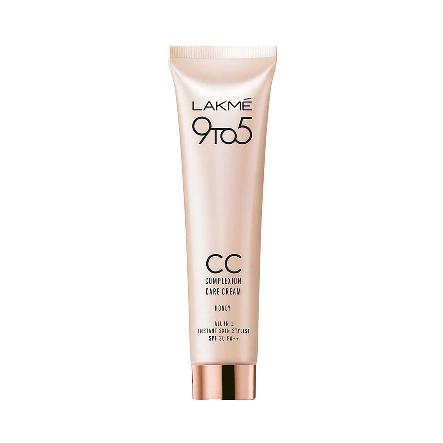 lakme 9 to 5 cc complexion care cream - honey (30g)