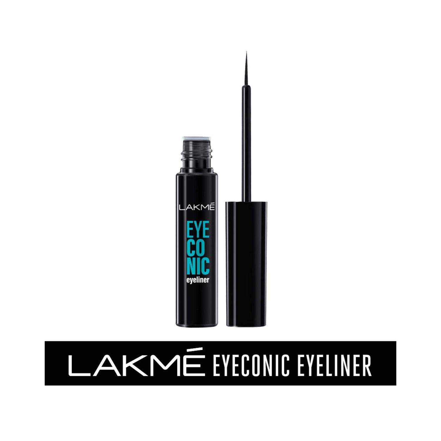 lakme 9 to 5 eyeconic liquid liner - intense black (4.5ml)