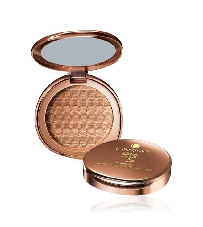 lakme 9 to 5 flawless matte complexion compact apricot 8 gm