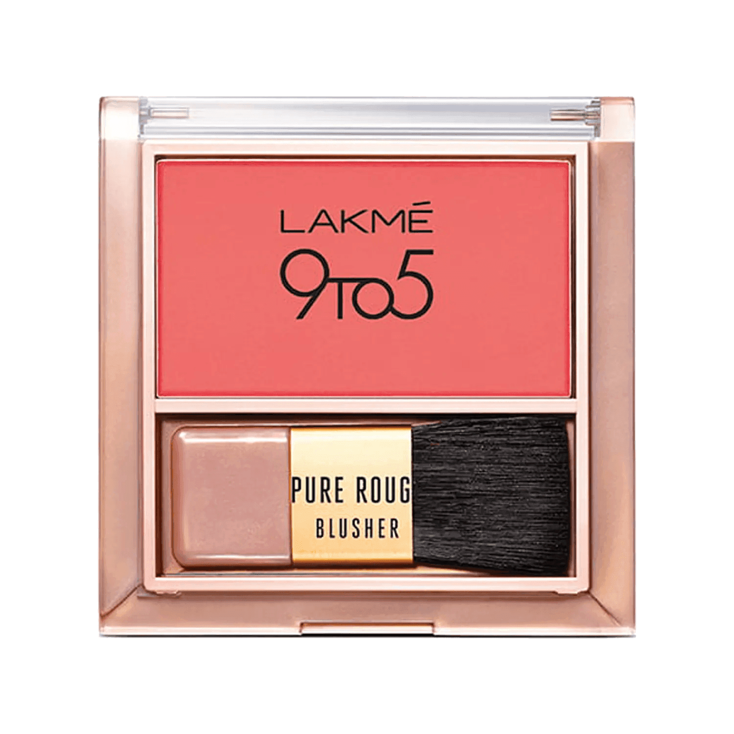 lakme 9 to 5 pure rouge blusher - coral punch (6g)