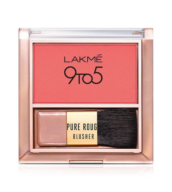 lakme 9 to 5 pure rouge blusher coral punch - 6 gm