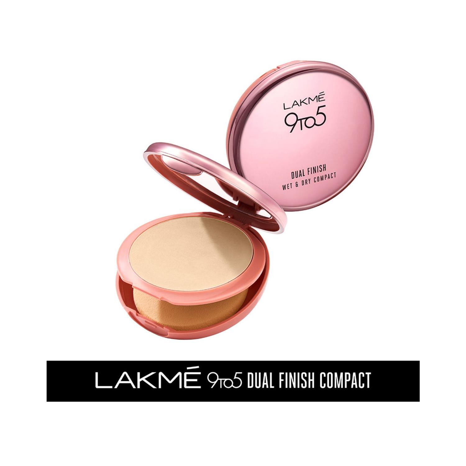 lakme 9 to 5 wet & dry compact - 20 nude (9g)
