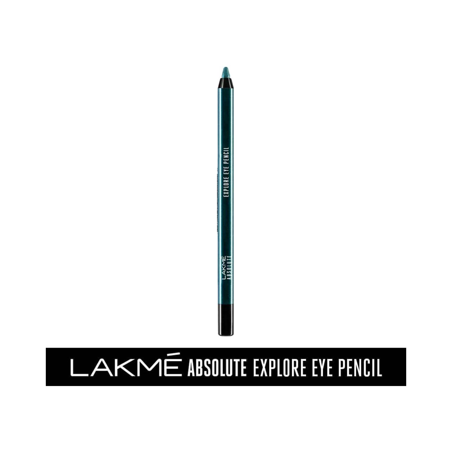 lakme absolute explore eye pencil - bold emerald (1.2g)