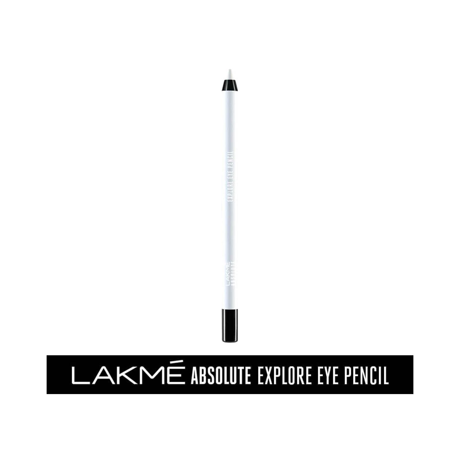 lakme absolute explore eye pencil - ethereal white (1.2g)