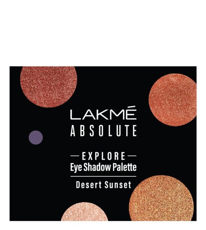 lakme absolute explore eye shadow palette desert sunset - 10 gm