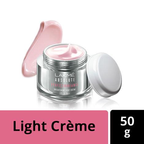 lakme absolute perfect radiance skin brightening light creme (50 g)